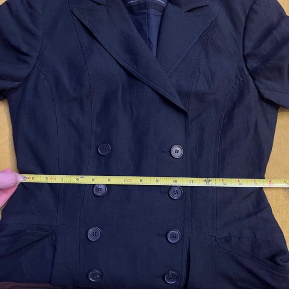 All Saints "Rare" Vintage Gwen Linen Mix Coat UK12 - Picture 14 of 16